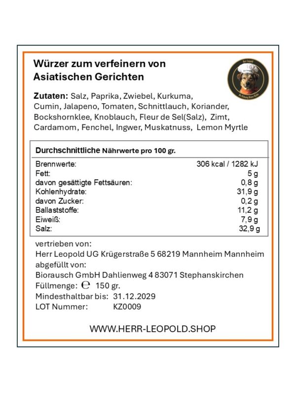 Gewürzmischung Asien