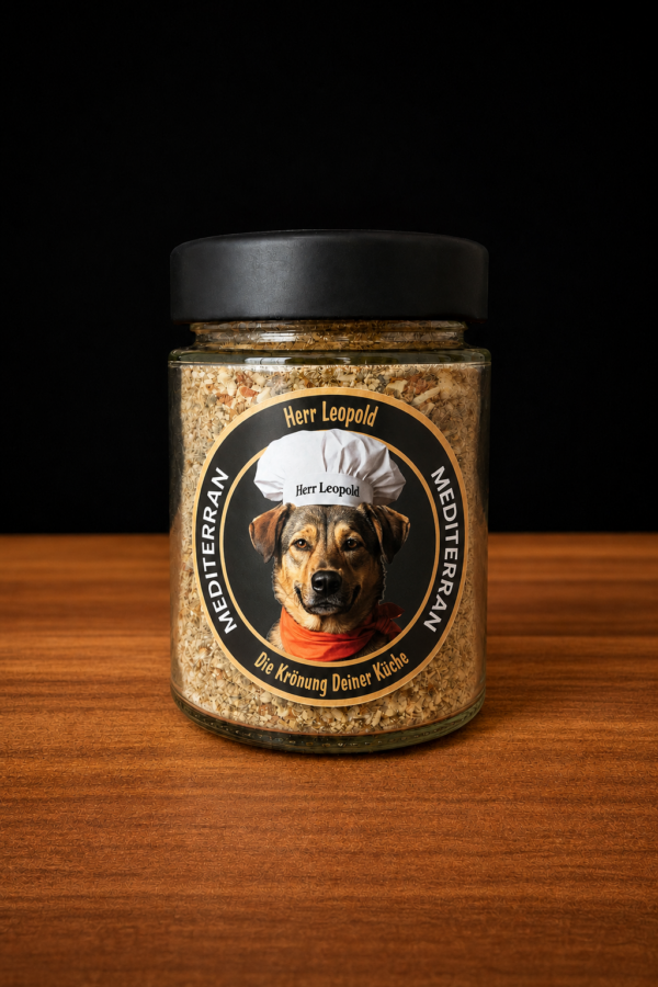 herr-leopold-mediterran-jar-front Gewürzmischung Mediterran